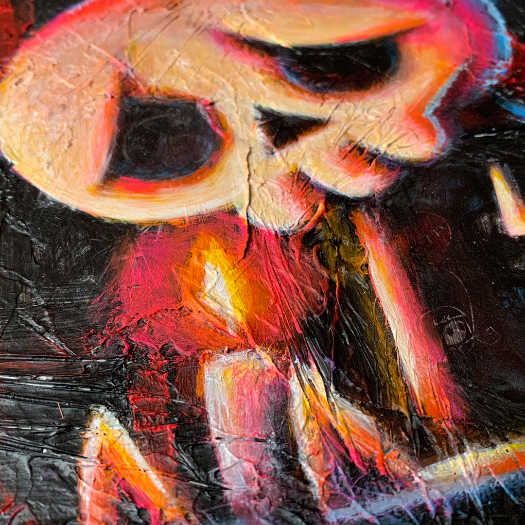 Akumu Ink art, goth art, skull art, 