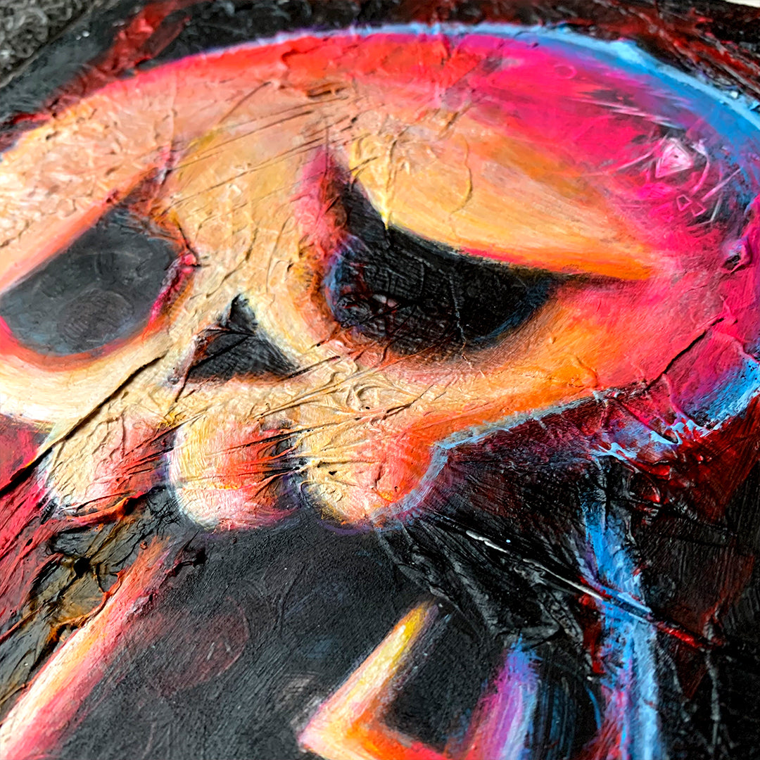 Akumu Ink art, goth art, skull art, 