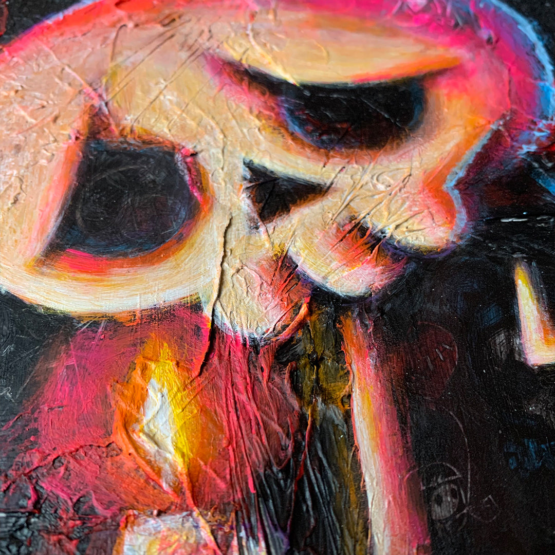 Akumu Ink art, goth art, skull art, 