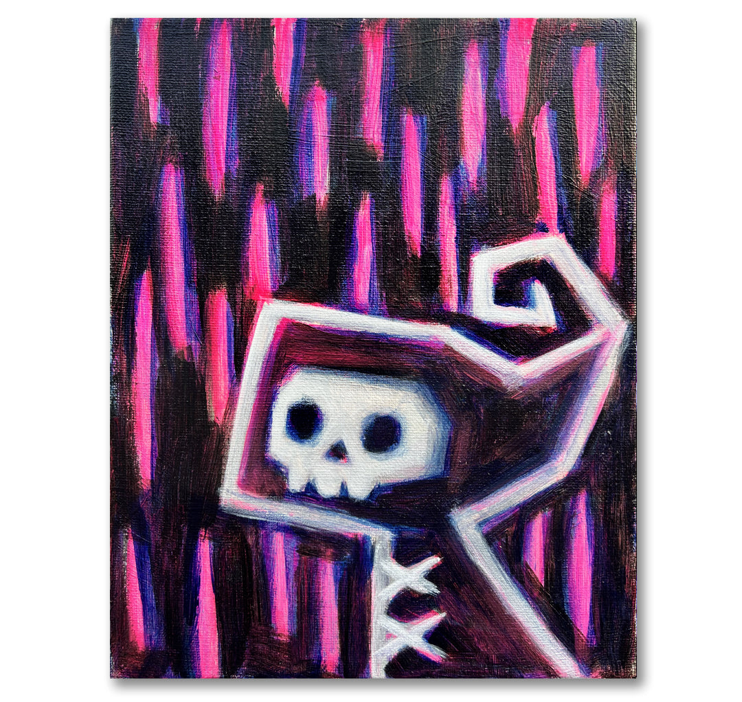 Akumu Ink art, goth art, skull art, 