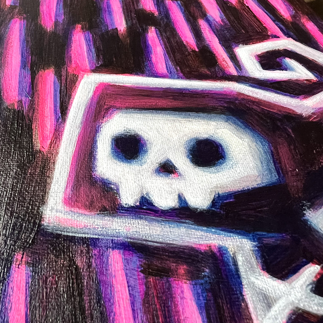Akumu Ink art, goth art, skull art, 