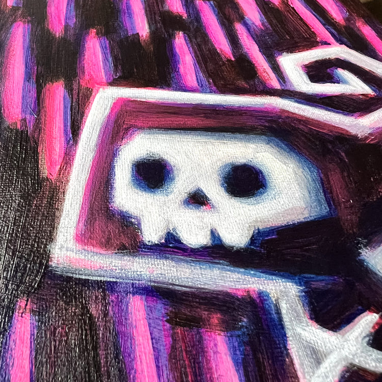 Akumu Ink art, goth art, skull art, 