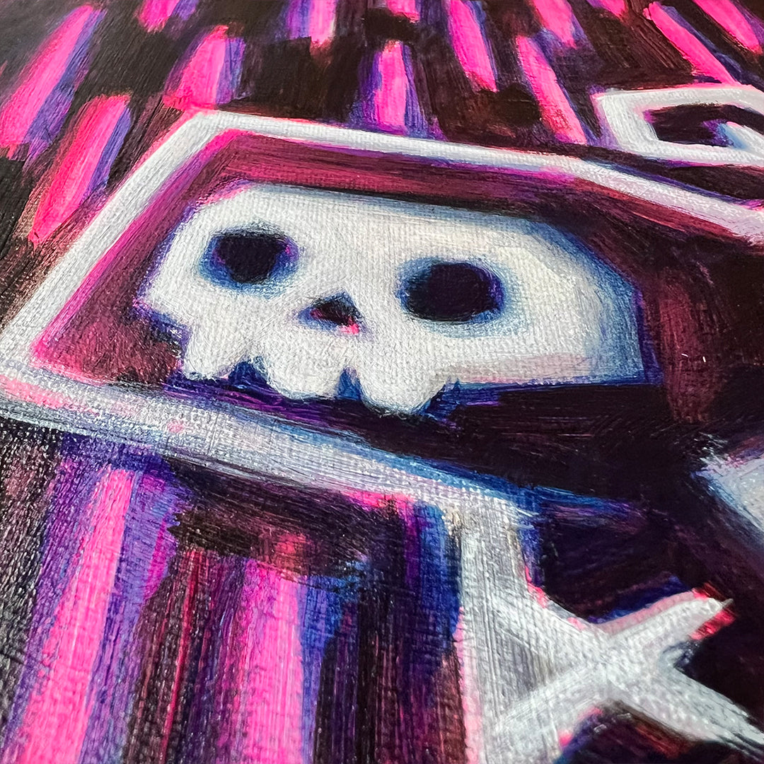 Akumu Ink art, goth art, skull art, 