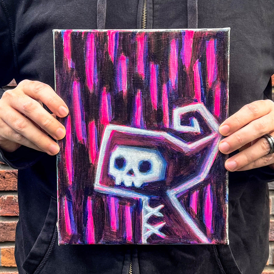 Akumu Ink art, goth art, skull art, 