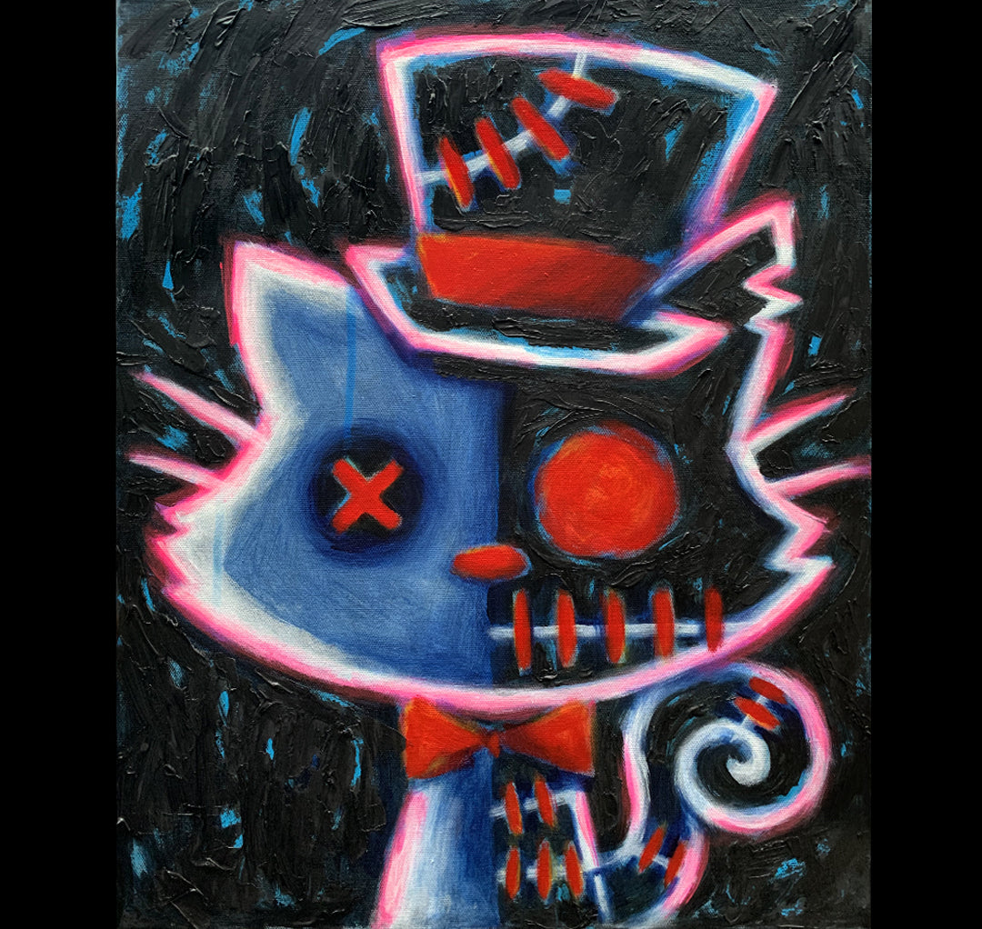 Akumu Ink art, goth art, skull art, 