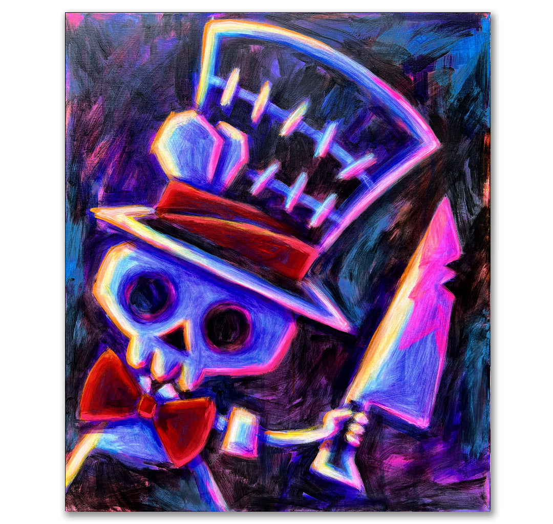Akumu Ink art, goth art, skull art, 