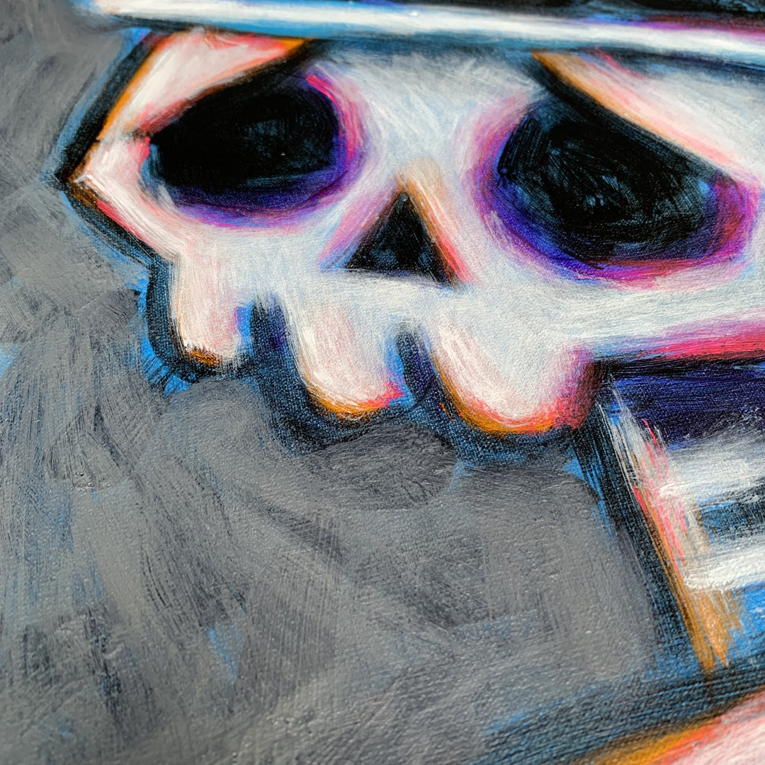 Akumu Ink art, goth art, skull art, 