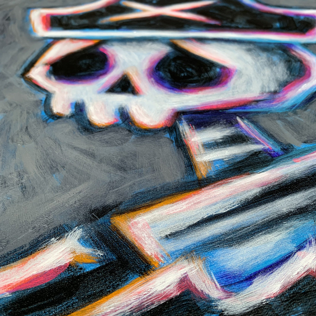 Akumu Ink art, goth art, skull art, 