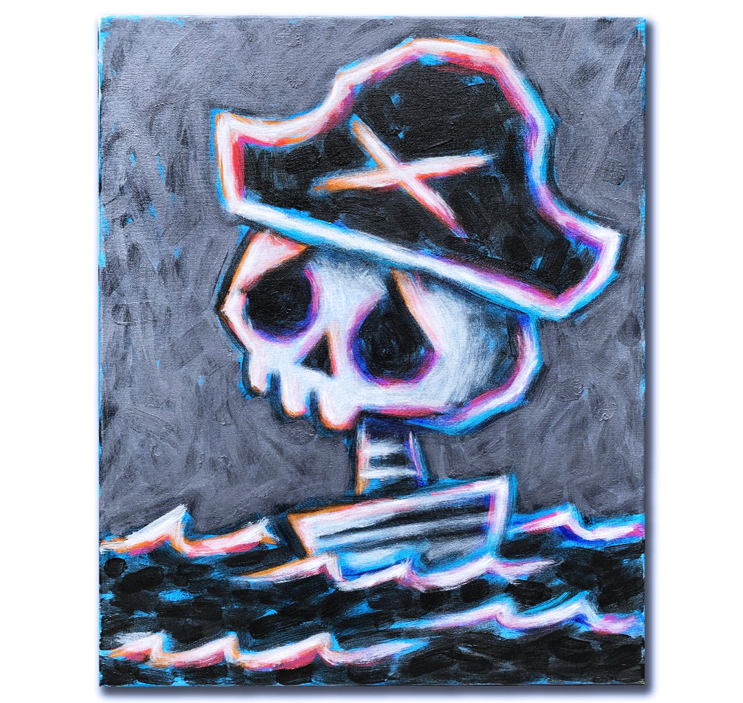 Akumu Ink art, goth art, skull art, 