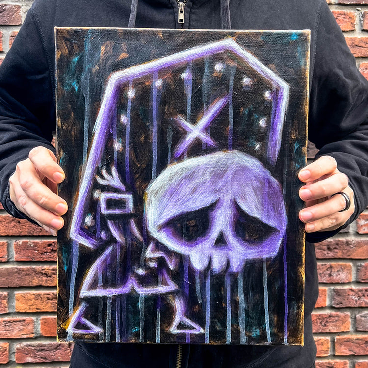 Akumu Ink art, goth art, skull art, 