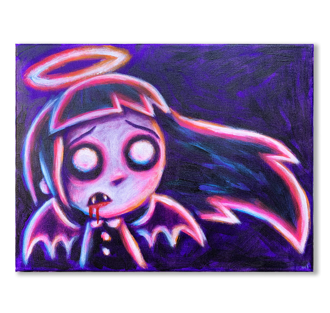 Akumu Ink art, goth art, skull art, 