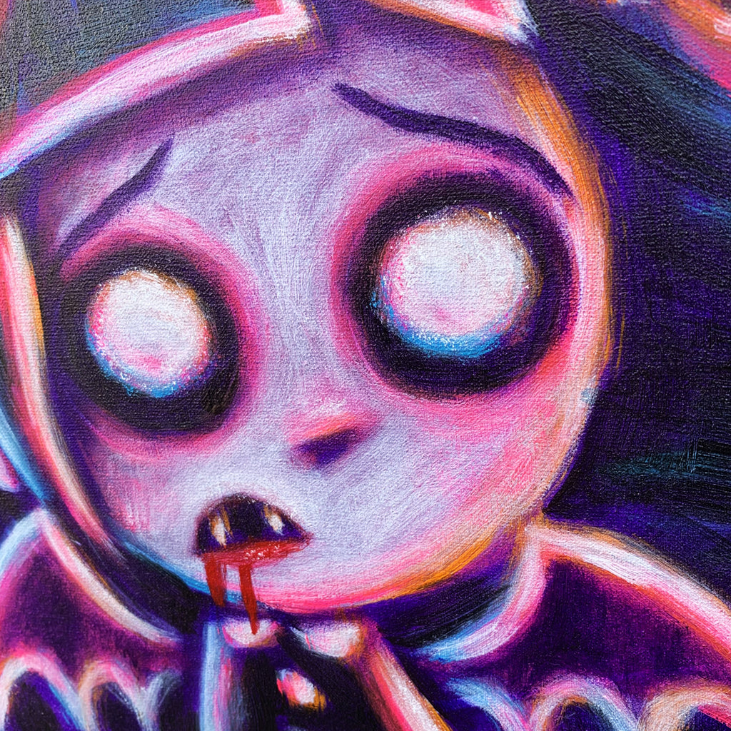 Akumu Ink art, goth art, skull art, 