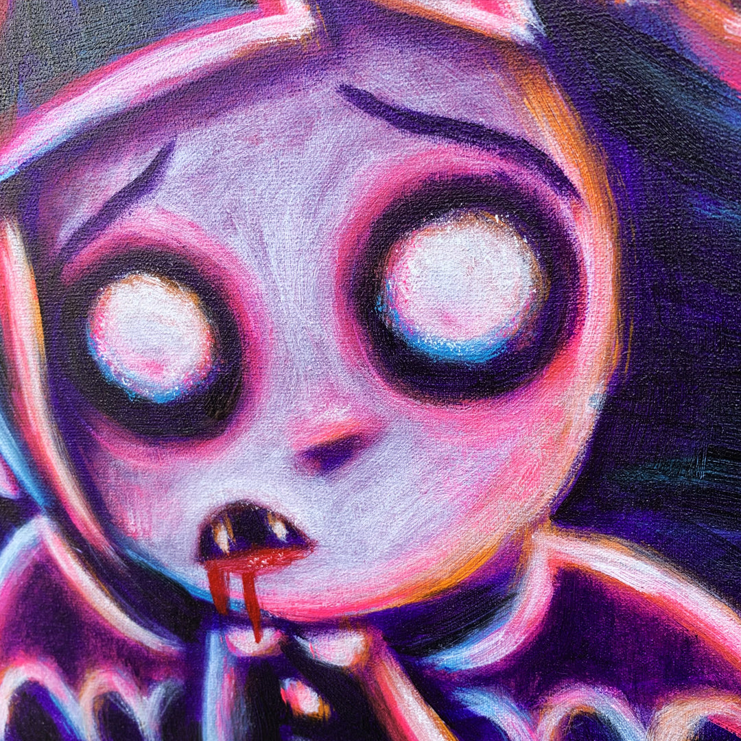 Akumu Ink art, goth art, skull art, 