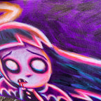 Akumu Ink art, goth art, skull art, 