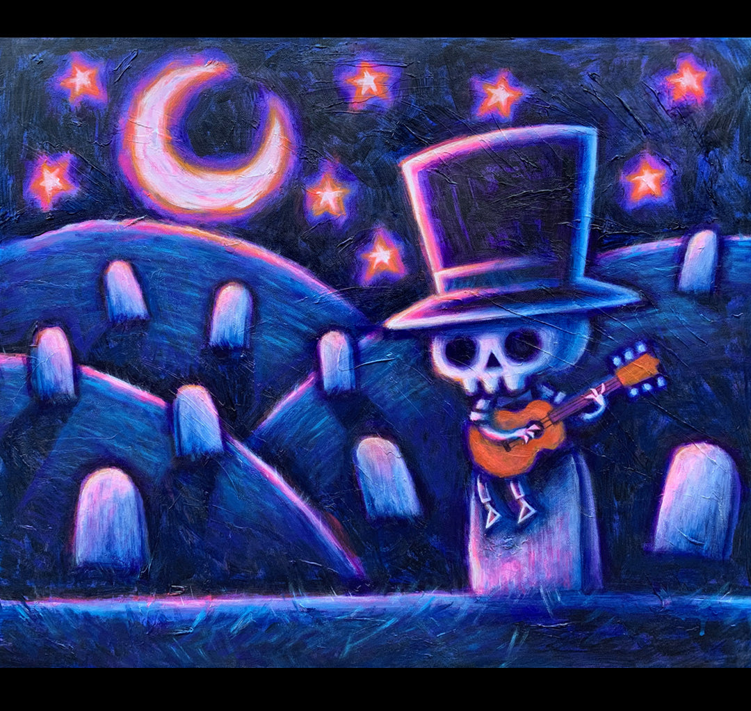 2025 Serenading the Dead Painted Canvas