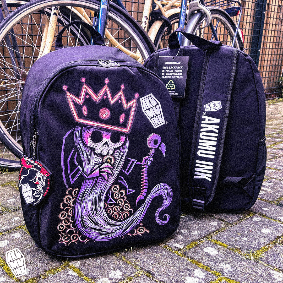 Akumu Ink bag, goth bag, skull bag, 