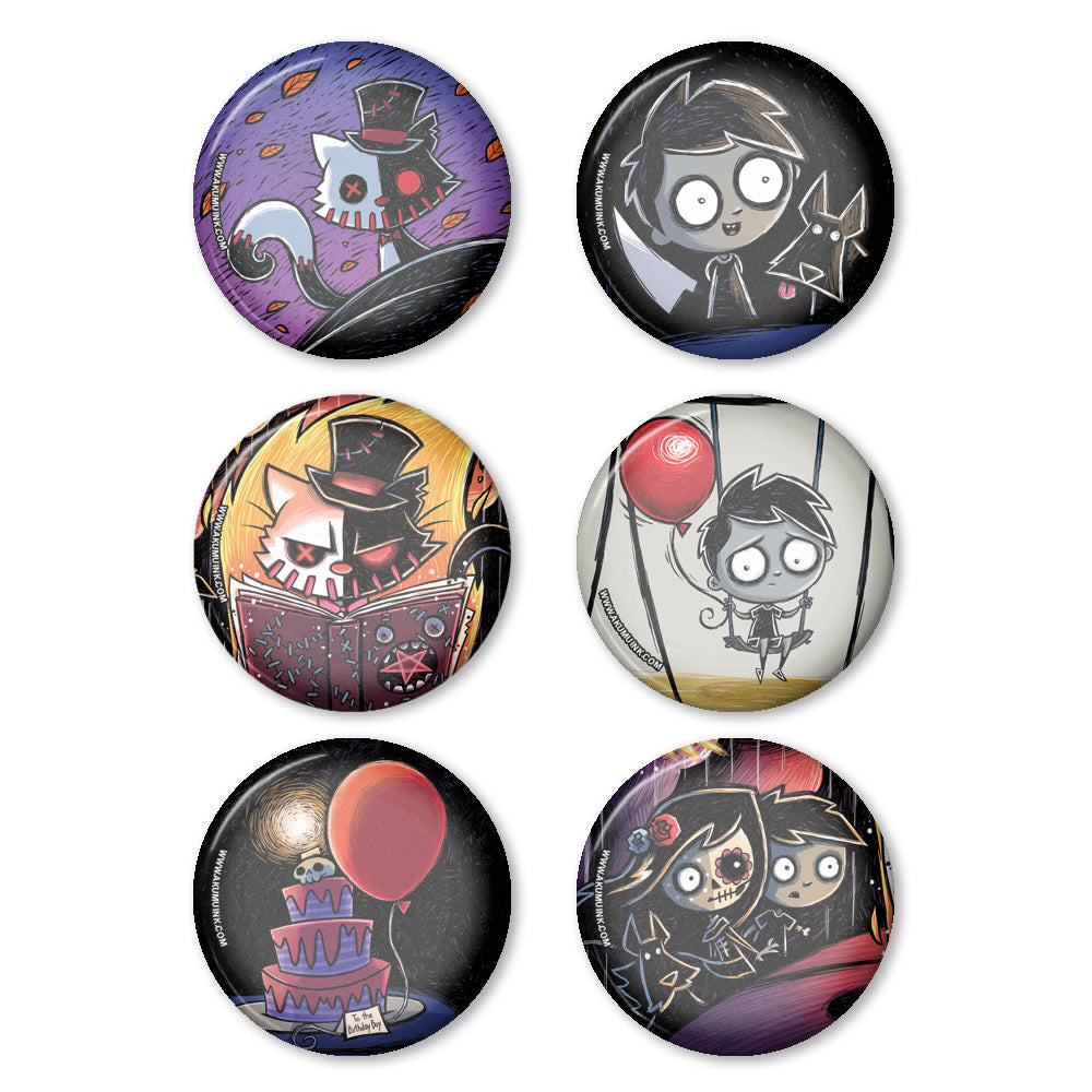 Akumu Ink Accessories, goth Accessories, skull Accessories, 