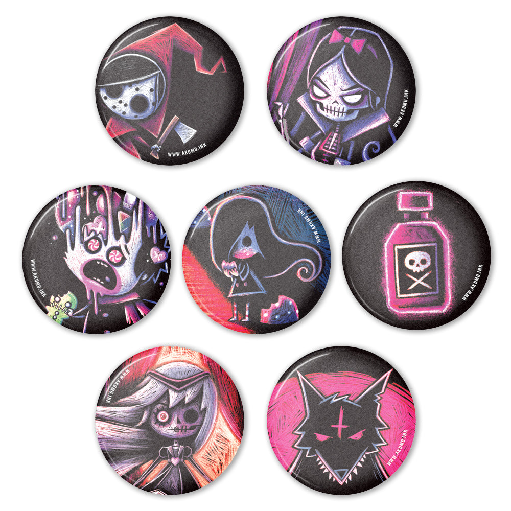 Akumu Ink Accessories, goth Accessories, skull Accessories, 