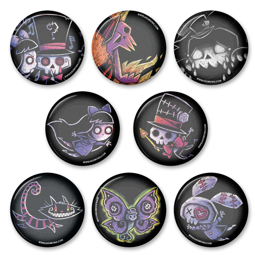 Akumu Ink Accessories, goth Accessories, skull Accessories, 