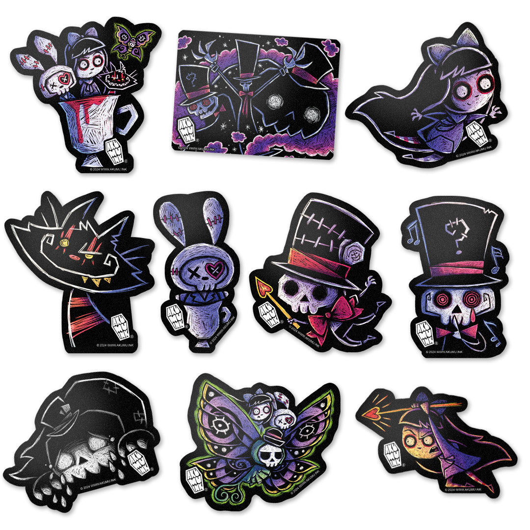 Akumu Ink Accessories, goth Accessories, skull Accessories, 