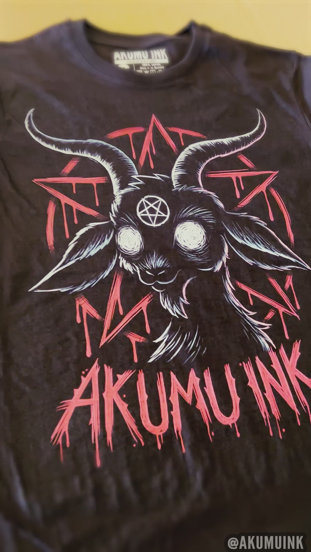 Baphomet's Ascension Oversized Unisex Tshirt