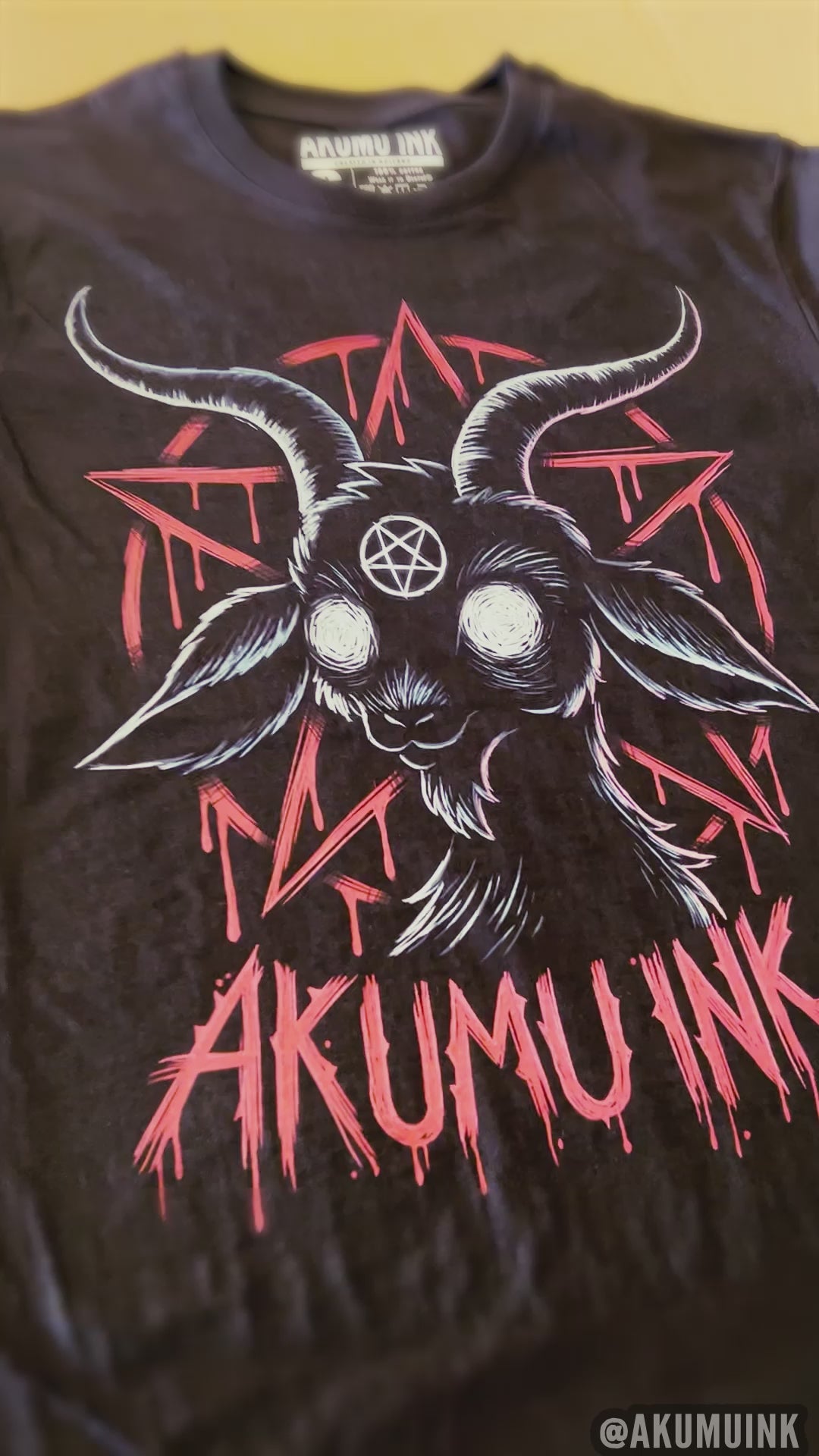 Baphomet's Ascension Oversized Unisex Tshirt
