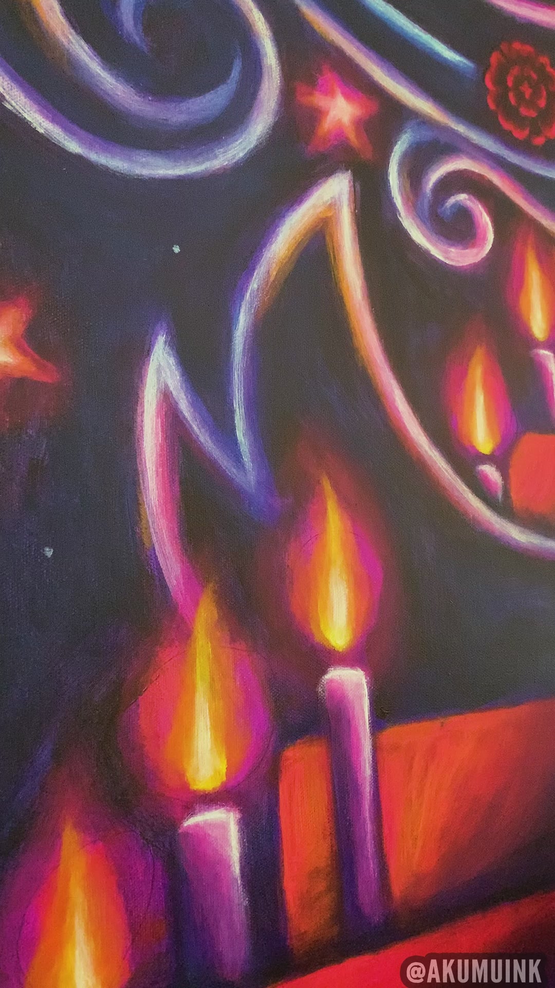 Angel of Death 70x100cm Painted Canvas