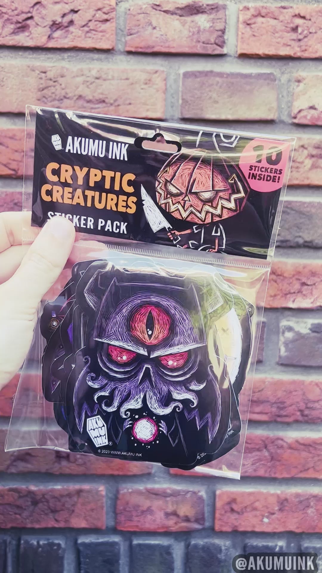 Cryptic Creatures Sticker Pack