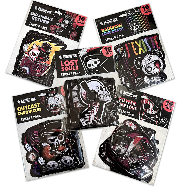 Akumu Ink Accessories, goth Accessories, skull Accessories, 