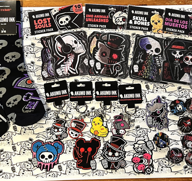 Akumu Ink Clothing , goth , skull , 