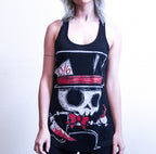 Akumu Ink goth Women Shirts, skull Women Shirts, 