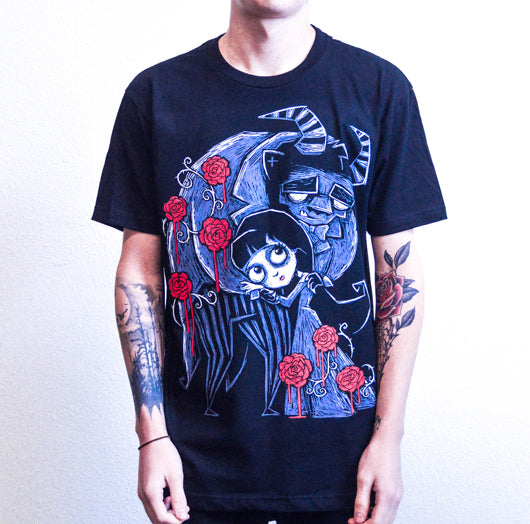 Akumu Ink goth Men Shirts, skull Men Shirts, 