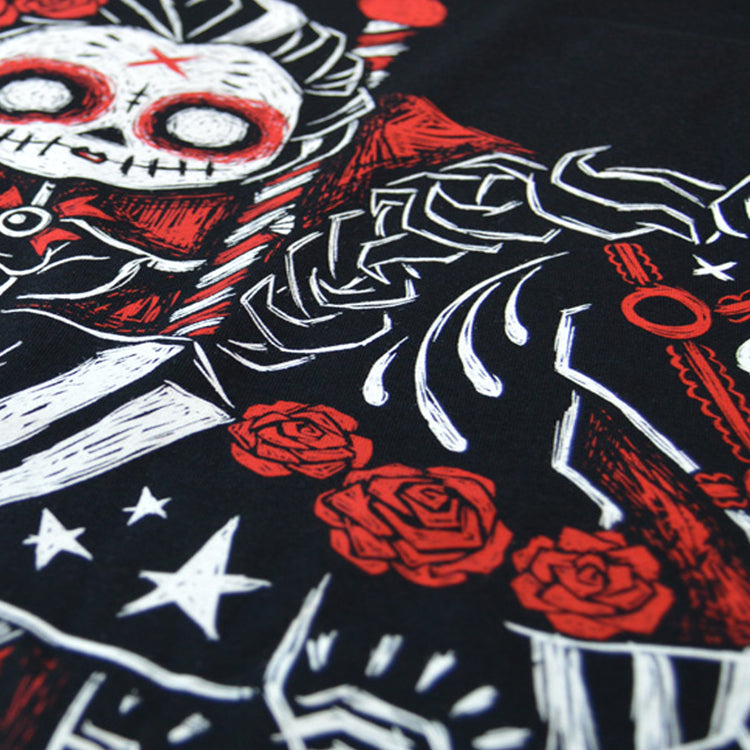 Akumu Ink goth Men Shirts, skull Men Shirts, 