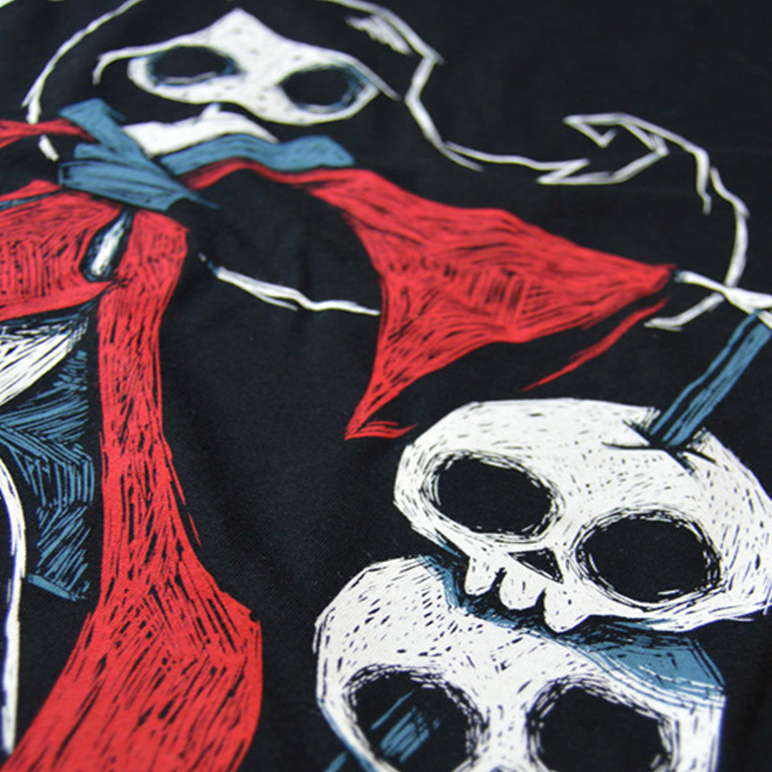 Akumu Ink goth Men Shirts, skull Men Shirts, 