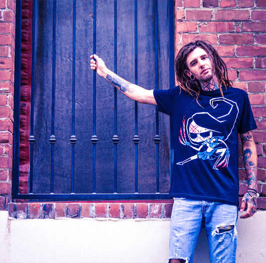 Akumu Ink goth Men Shirts, skull Men Shirts, 