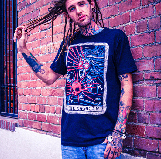 Akumu Ink goth Men Shirts, skull Men Shirts, 