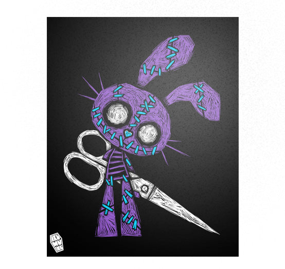 Akumu Ink art, goth art, skull art, 