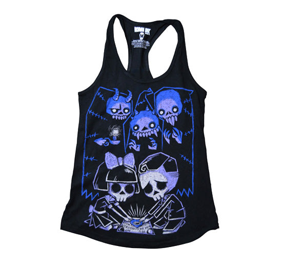 Akumu Ink Play with Spirits Women Tanktop, Women Shirts, Akumu ink, goth, emo