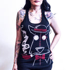 Akumu Ink goth Women Shirts, skull Women Shirts, 