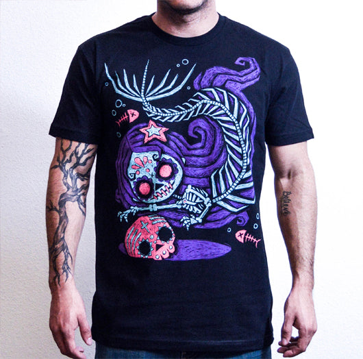 Akumu Ink goth Men Shirts, skull Men Shirts, 