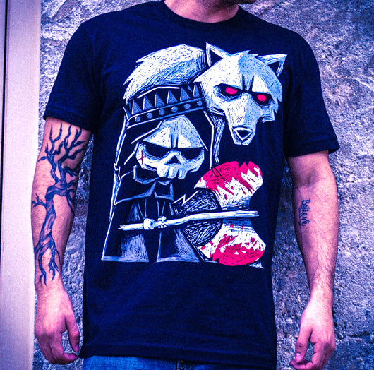 Akumu Ink goth Men Shirts, skull Men Shirts, 