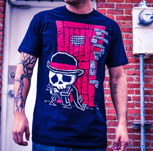 Akumu Ink goth Men Shirts, skull Men Shirts, 