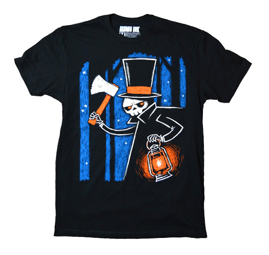 Akumu Ink goth Men Shirts, skull Men Shirts, 