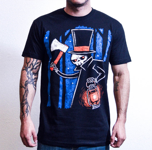 Akumu Ink goth Men Shirts, skull Men Shirts, 