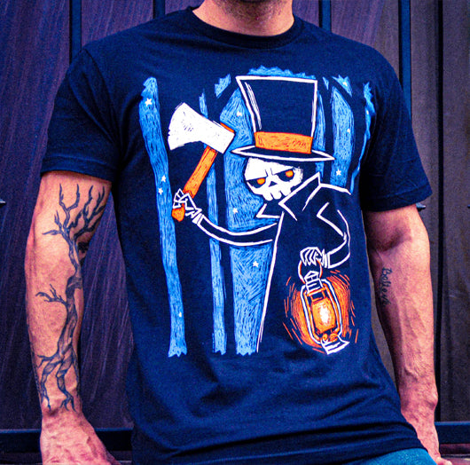 Akumu Ink goth Men Shirts, skull Men Shirts, 