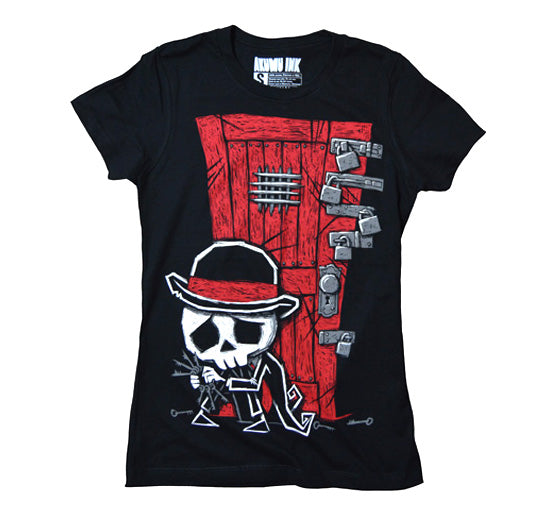 Akumu Ink goth Women Shirts, skull Women Shirts, 