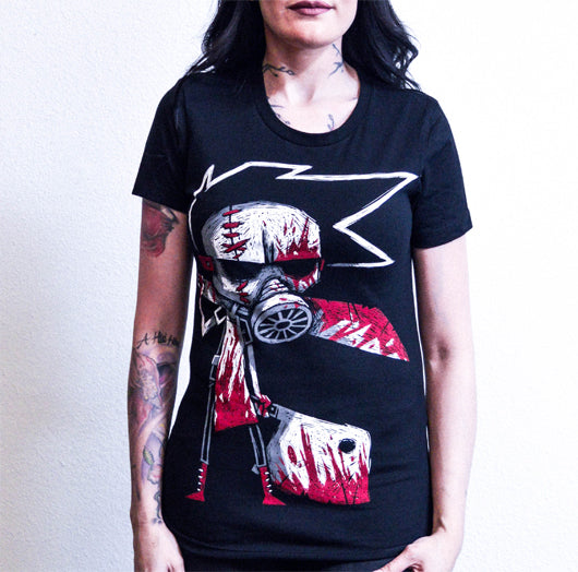 Akumu Ink goth Women Shirts, skull Women Shirts, 