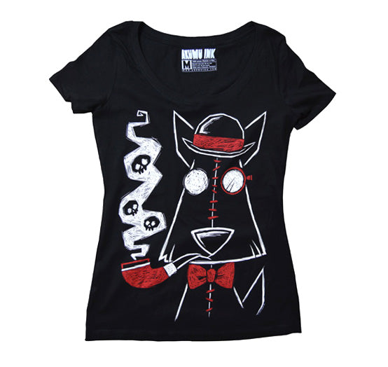 Akumu Ink goth Women Shirts, skull Women Shirts, 