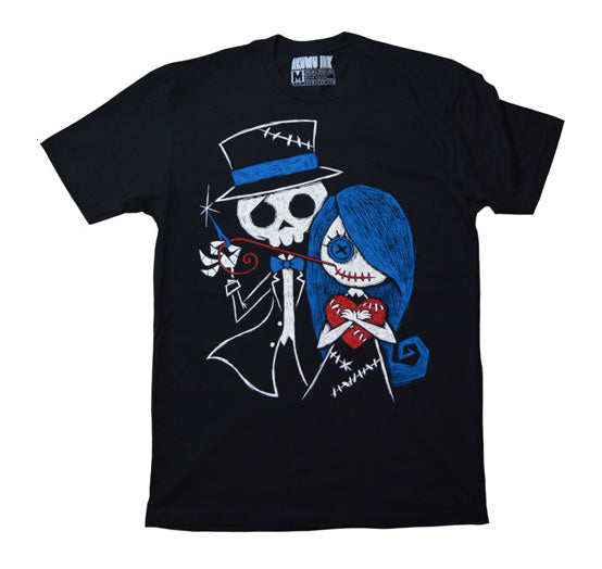 Akumu Ink Stitch Me a Smile Men Tshirt, Men Shirts, Akumu ink, goth, emo