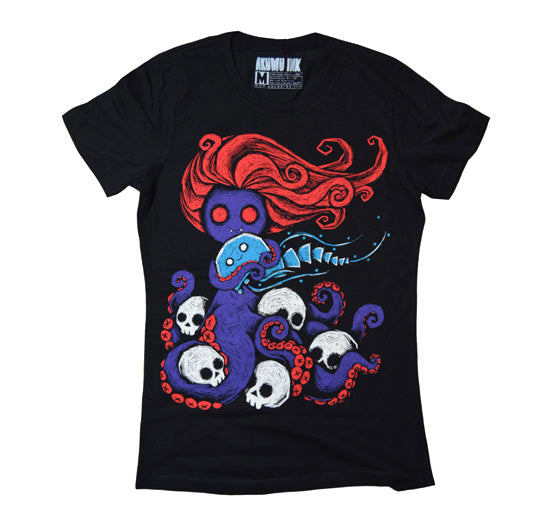 Akumu Ink In The Darkness Women Tshirt, Women Shirts, Akumu ink, goth, emo